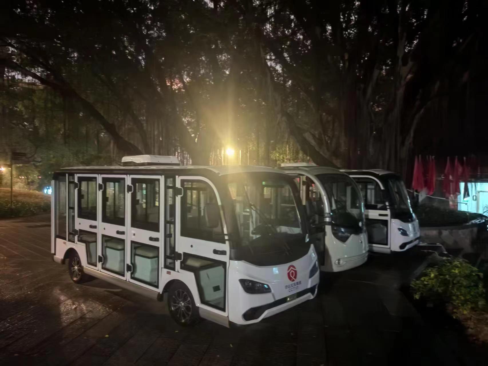 福州煙台山公園11座封閉香蕉视频黄色网站觀光車交付
